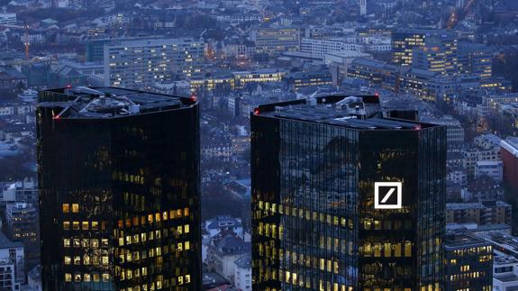 Sede de Deutsche Bank en Fránkfurt.