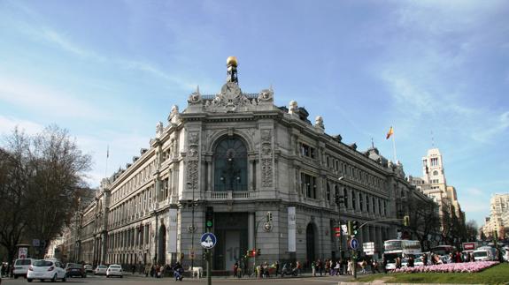 Sede central del Banco de España en Madrid.