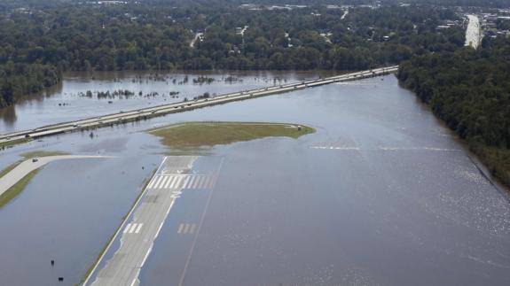 Inundaciones en Carolina del Norte.