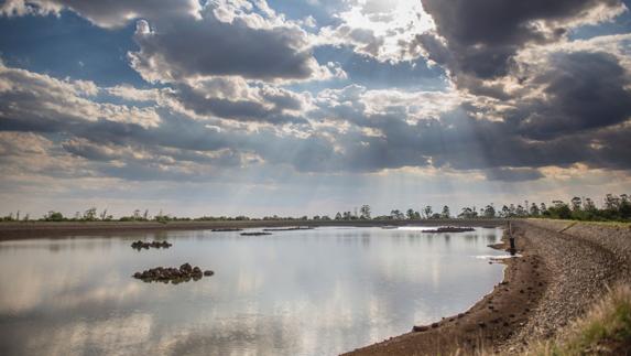 Imagen de archivo de la reserva de agua de Bulawayo. 