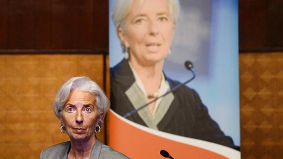 La directora gerente del FMI, Christine Lagarde.