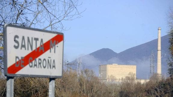 Imagen de la central nuclear de Santa María de Garoña, parada desde 2013.