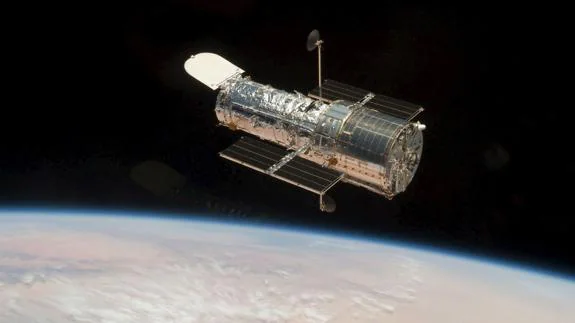El telescopio Hubble.
