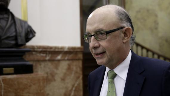 El ministro de Hacienda, Cristóbal Montoro.