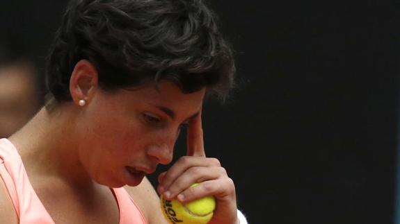 Carla Suárez, en el Mutua Madrid Open. 