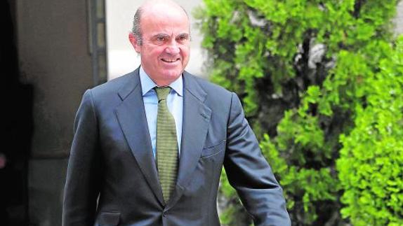 El ministro de Economía en funciones, Luis de Guindos.