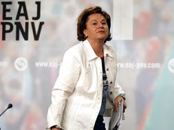 Josune Ariztondo, secretaria del EBB. [TELEPRESS]