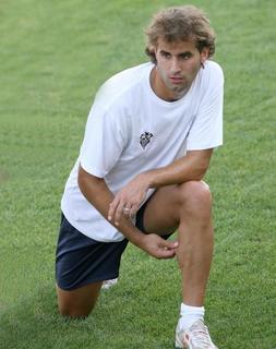 José Javier Barkero, ex futbolista de la Real Sociedad. [DV]