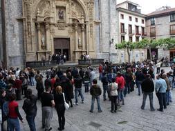 Funeral por el joven asesinado en Hernani. LUSA