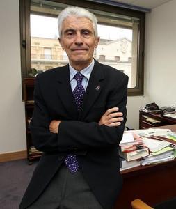 Txomin Arizmendi, en su despacho. /ARIZMENDI