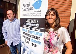 Convocatoria. Óscar Padura y Leire Mitxelena, secretario y presidenta de la Asociación Guipuzcoana de Fibrosis Quística. ::                             GUILLERMO RIVAS