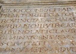 Hallada la lápida que alude a poblaciones de vascones censadas en el Imperio Romano
