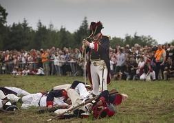 Más de un millar de personas asistieron a la recreación histórica de San Marcial