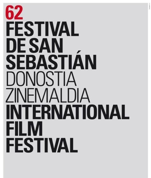 Minimalismo para el 62 Festival Internacional de Cine de San Sebastián