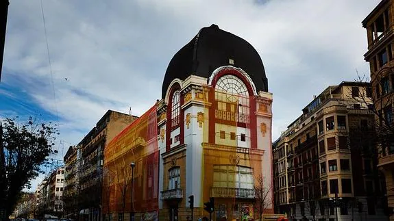 El edificio Bellas Artes de San Sebastián 