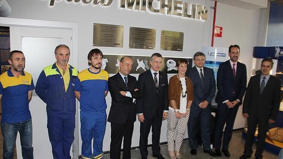 El lehendakari Urkullu visita Michelin en su 80 Aniversario