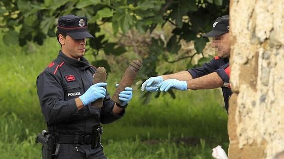 Desactivados 64 artefactos militares este año hasta el hallazgo en Muskiz