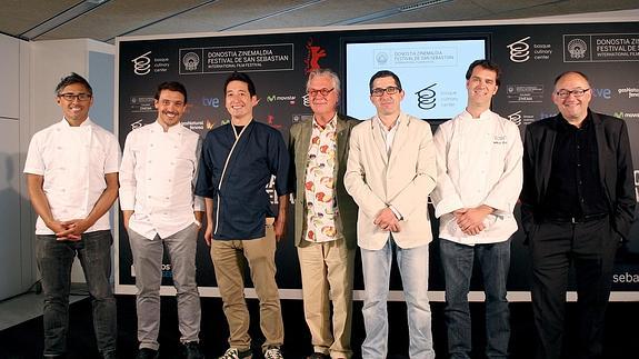 Presentación de los contenidos de la sección Cine Gastronomía del Zinemaldia. 