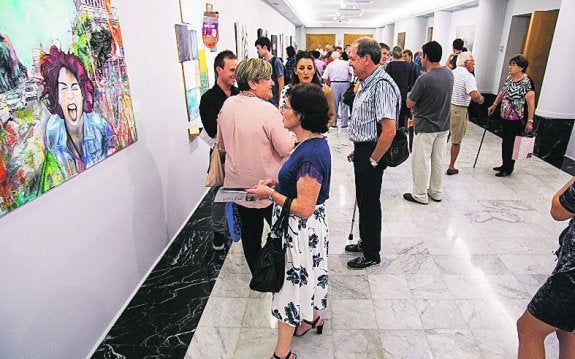 La muestra se inauguró el viernes.
