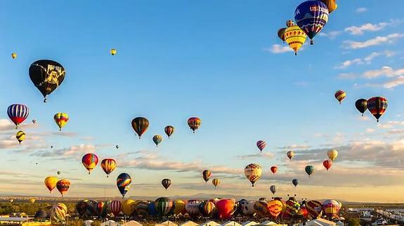 Espectáculo de globos aerostáticos