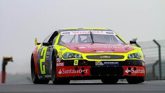 Ander Vilariño no pudo rodar muy rápido en la última carrera del año.