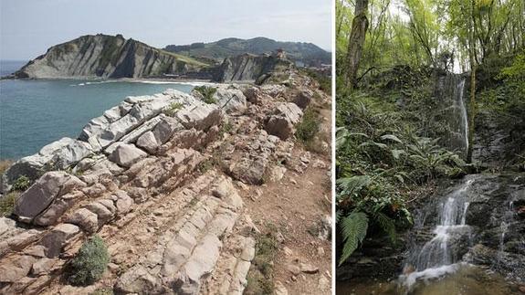 Zumaiako Flysch-a eta Pagoetako parke naturala. 