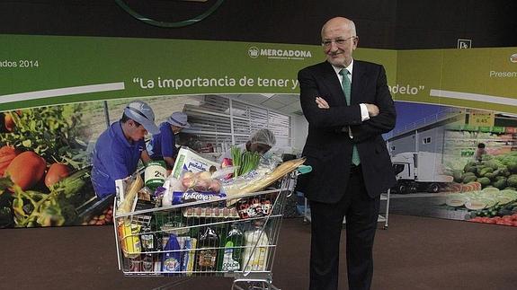 Juan Roig presentó los resultados de Mercadona en 2014. 