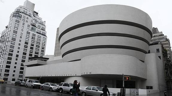 Vista del Museo Guggenheim de Nueva York. 