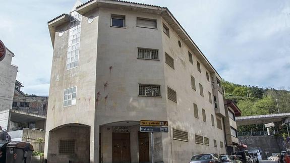 Exterior del Juzgado de Eibar. 