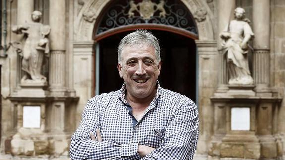 Joseba Asiron, nuevo alcalde de Pamplona. 