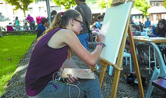 Ganadora. Patricia Taberna,  mejor artista juvenil. 