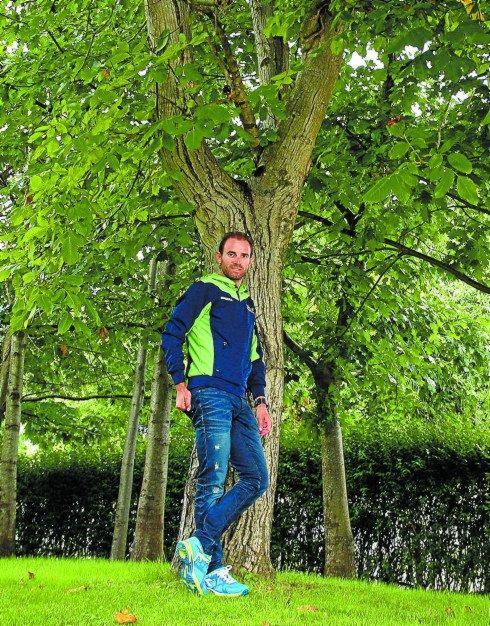 Preparado. Alejandro Valverde, ayer en su hotel de concentración.