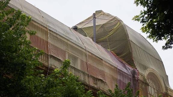 Estado en el que se encuentra la cúpula del Bellas Artes.