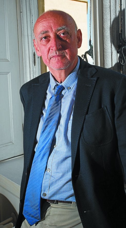 Gerardo Aguado, en el Palacio Miramar.