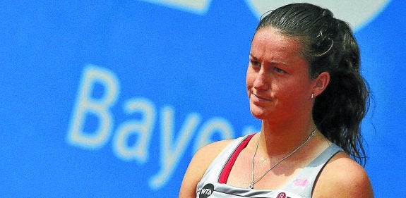 Sufre. Lara Arruabarrena necesita un descanso para recuperar su mejor nivel de juego. 