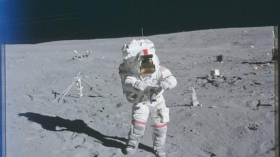Nuevas imágenes del hombre en la Luna