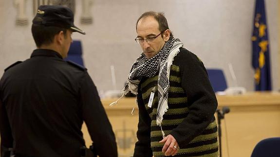 El preso de ETA Ibon Iparragirre, en la Audiencia Nacional