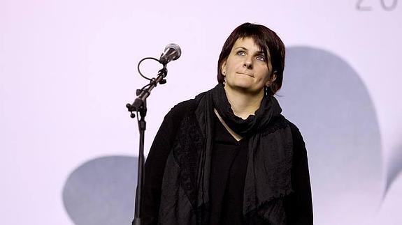 Nahikari Gabilondo, atzo Zestoan.