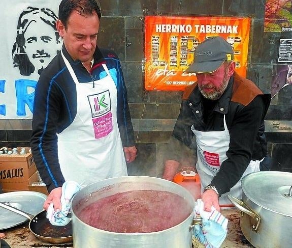 Alubia de Tolosa para los 'cocinillas' de Ibarra