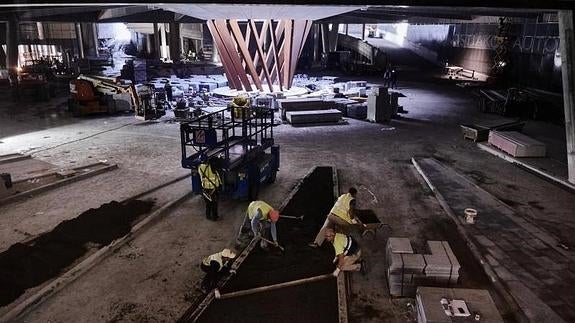 Las obras de la nueva estación de autobuses