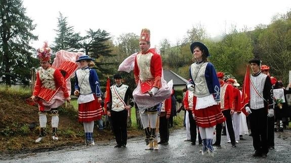 Sohütako maskaradako aitzindariak.