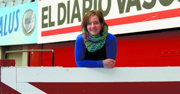 Ganadora. La villabonatarra Oihana Iguaran se ha llevado el premio en la modalidad de narrativa en euskera. 