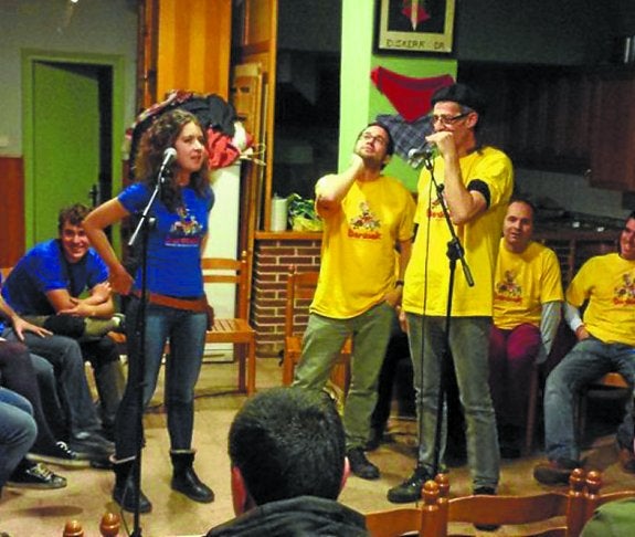 Bardoak, los bertsos, por grupos. 