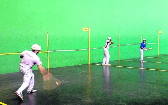 Los pelotaris errenteriarras tuvieron una buena jornada. 