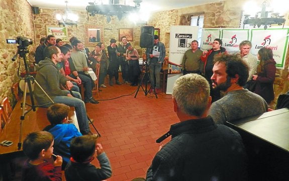 Xabier Zeberio, Aratz Igartzabal, Iñaki Murua eta Maialen Akizu. 