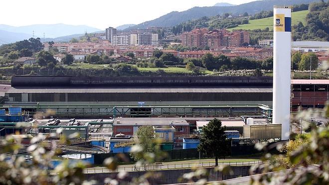 Vista de la fábrica de Gerdau-Sidenor en la localidad vizcaína de Basauri, la mayor del grupo en España.