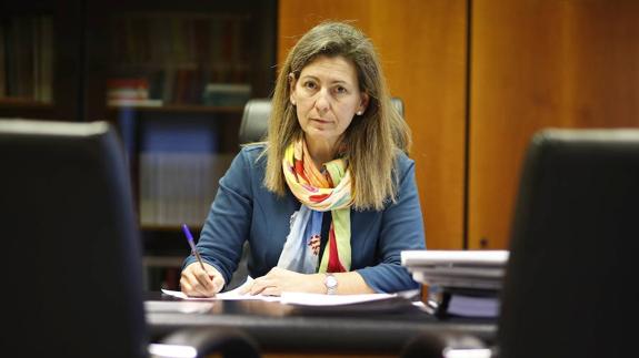 La consjeera Ana Oregi.