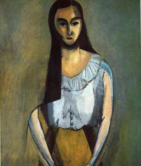 'La mujer italiana' de Matisse, no de Renoir.