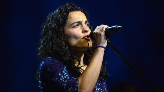 Maialen Lujanbio bertsolaria. 