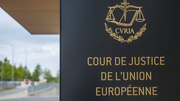 Entrada del Tribunal del Justicia de la Unión Europea con sede en Luxemburgo. 